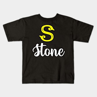 I'm A Stone ,Stone Surname, Stone Second Name Kids T-Shirt